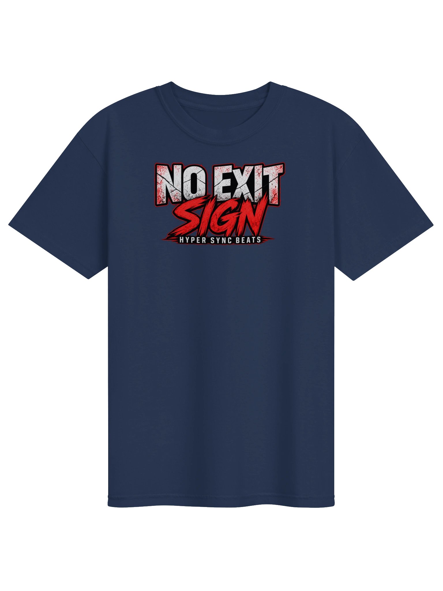 No Exit Sign — Hyper Sync Beats Heavyweight Graphic T-Shirt product image (2)