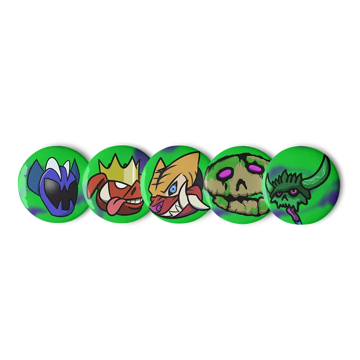 Green Villain Pins! product image (1)