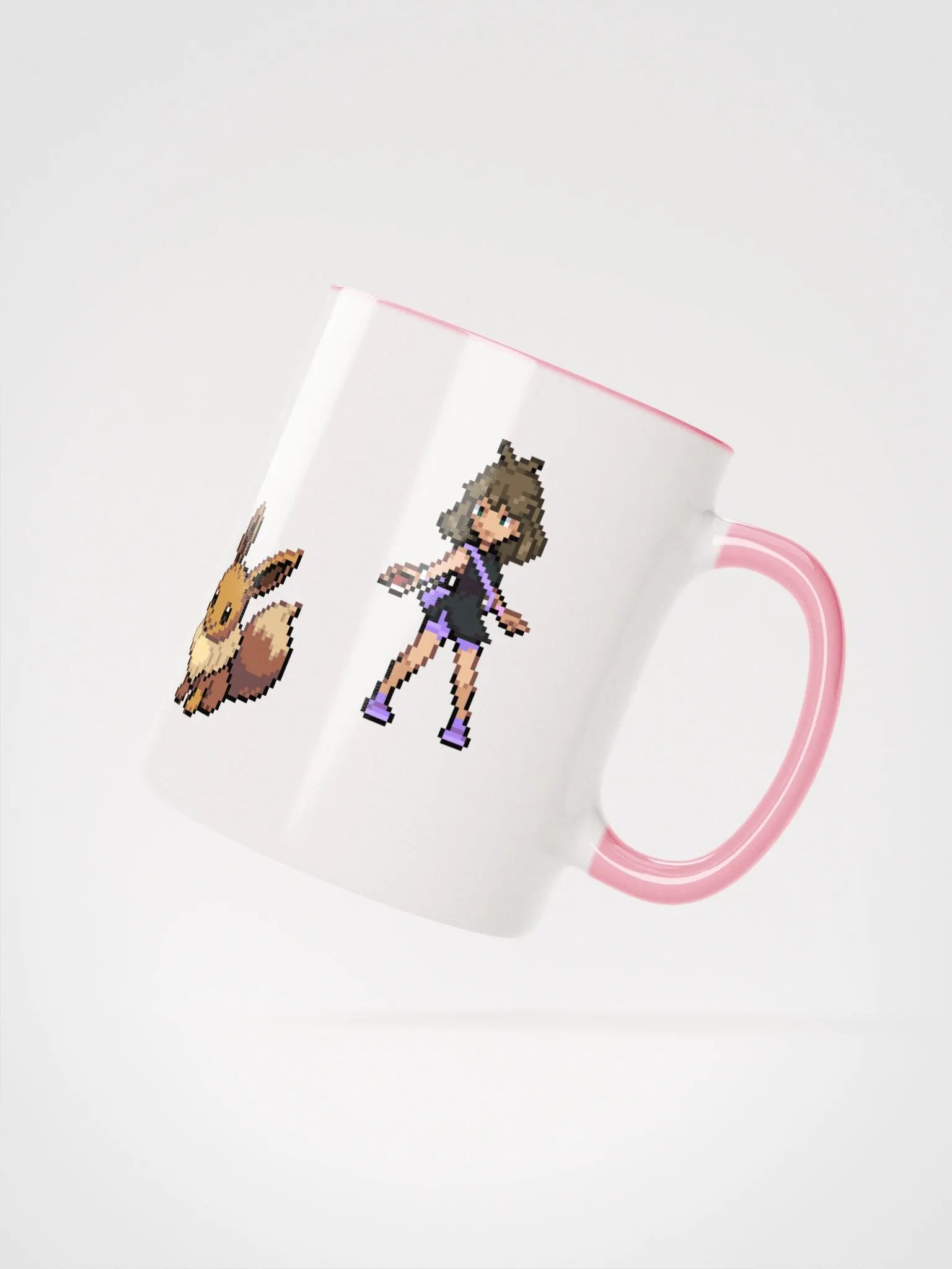 Pixel Art Pokémon Trainer Ceramic Mug product image (2)