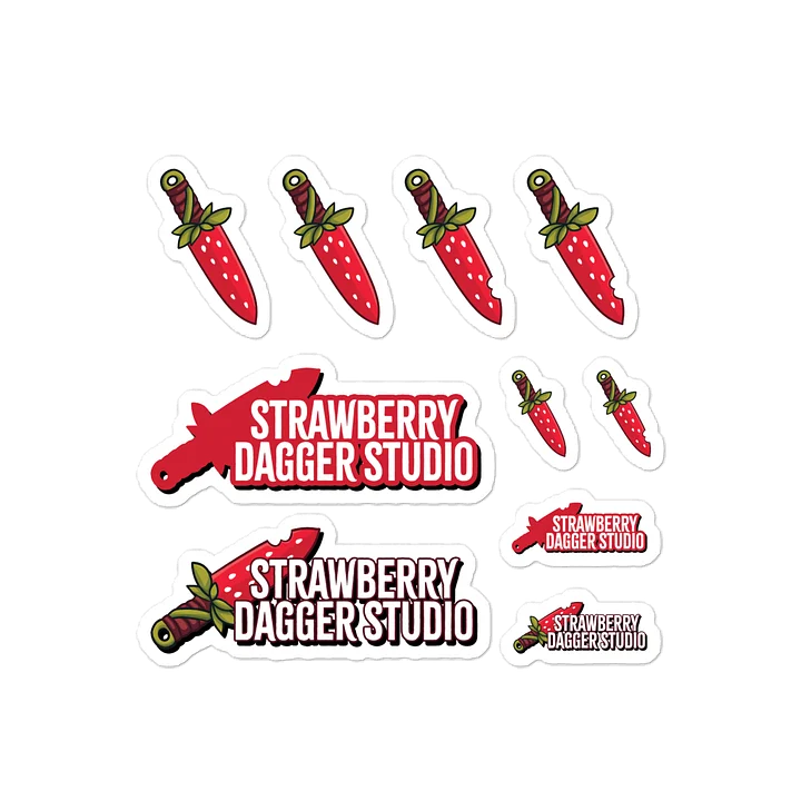 Strawberry Dagger Studio Die-Cut Stickers Set product image (1)
