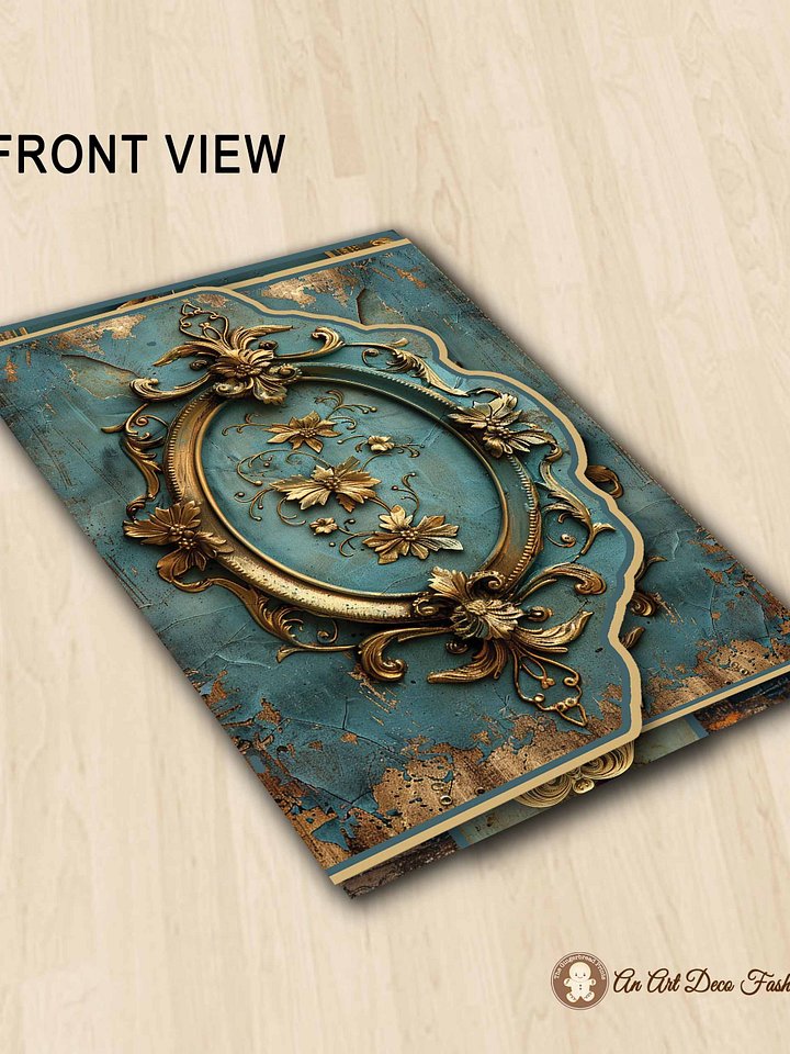 An Art Deco Fashion Runway Tribute Waterfall Folio Digital Kit product image (1)