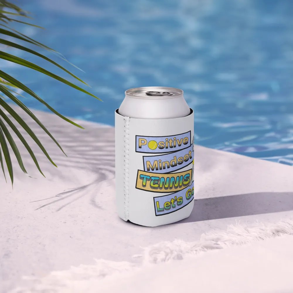 Positive Mindset Tennis Can Cooler product image (7)
