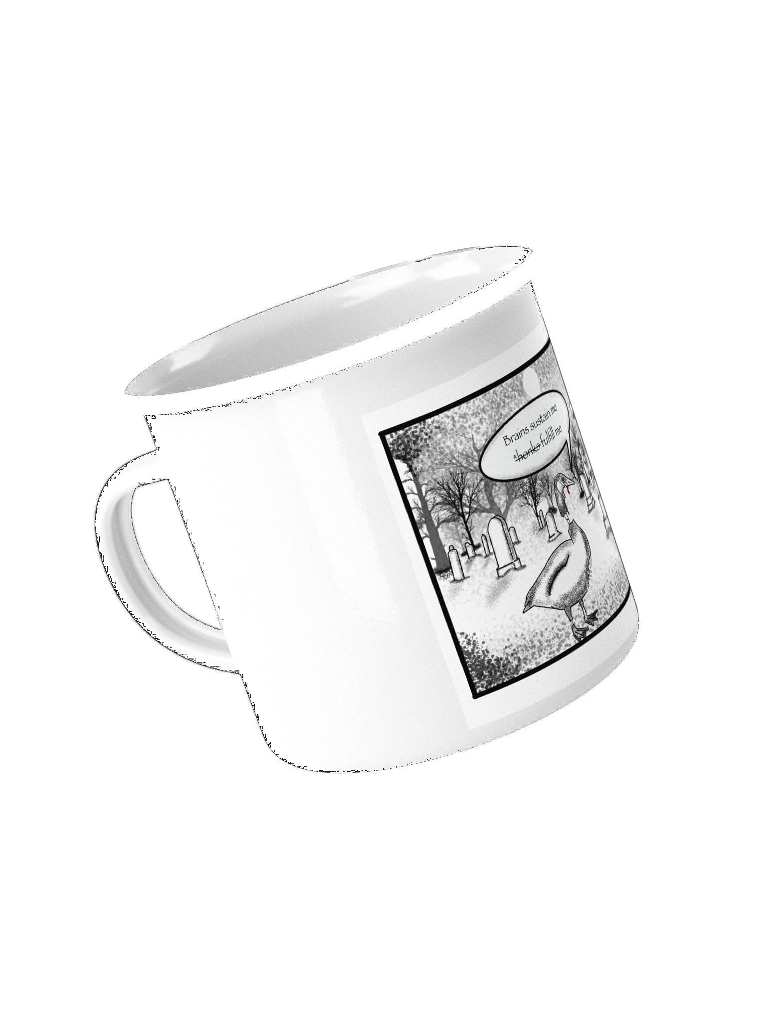 Graveyard Enamel Mug product image (4)