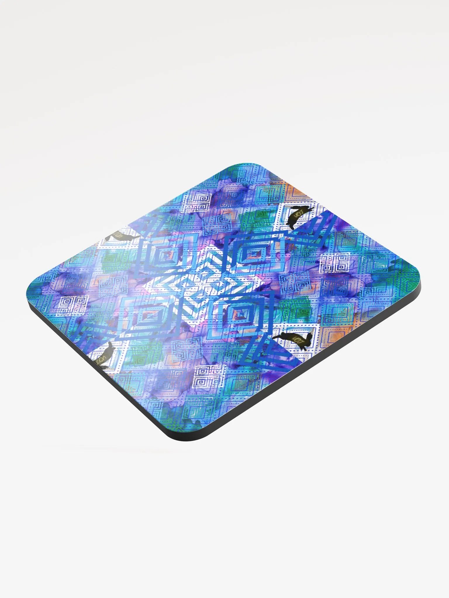JoBeths' Signature Rabbit 🐇 Design Glossed Cork Coasters product image (3)