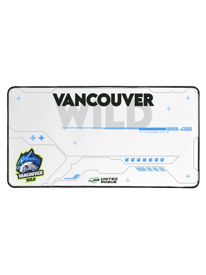 Vancouver Wild White Desk Mat product image (1)
