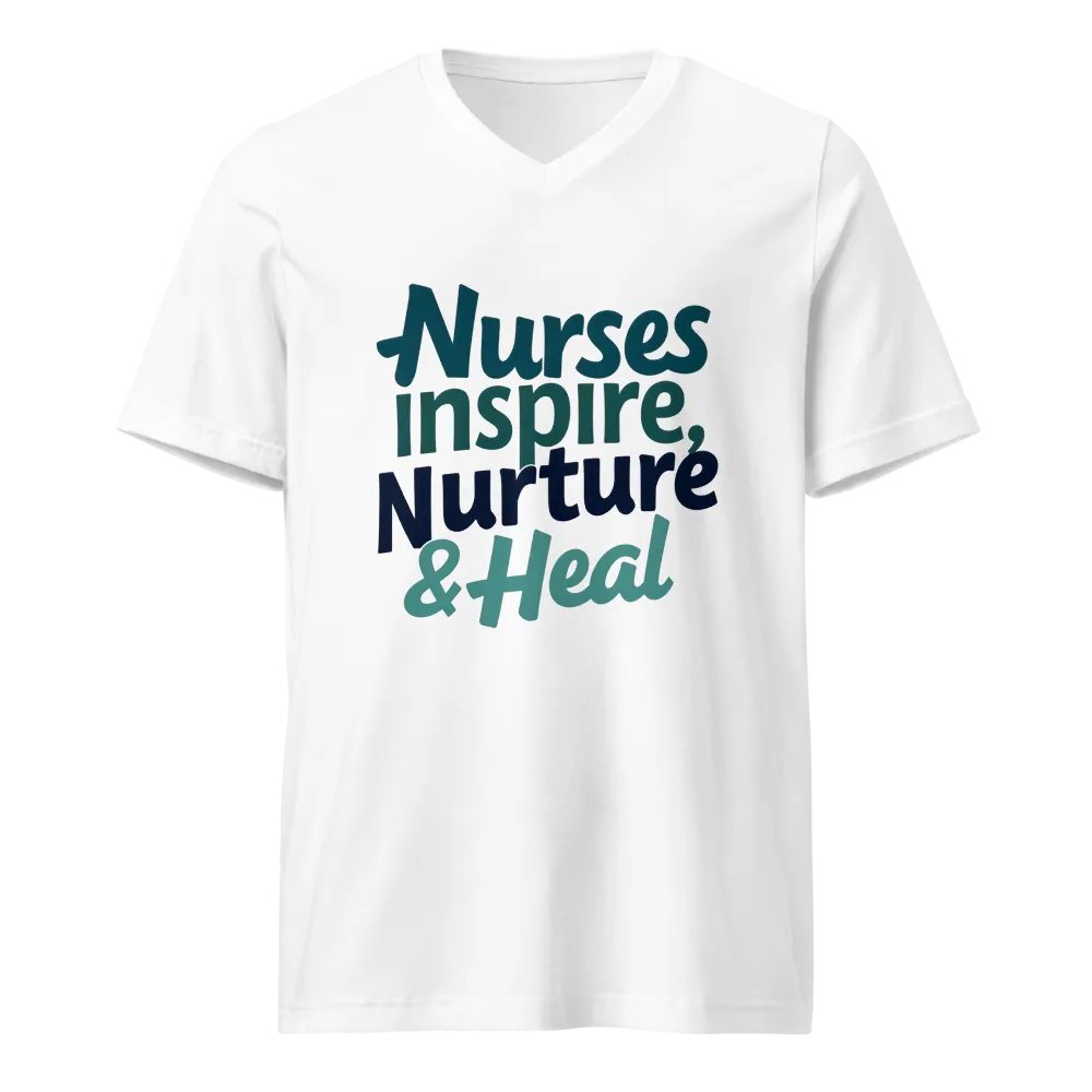 Nurse-Inspired V-Neck Tee product image (1)