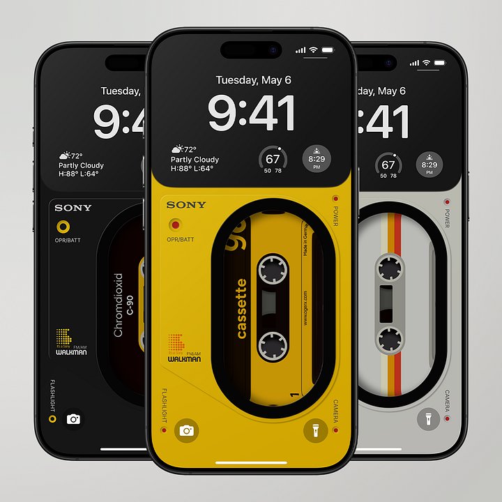 Walkman Cassette Wallpaper Pack product image (1)