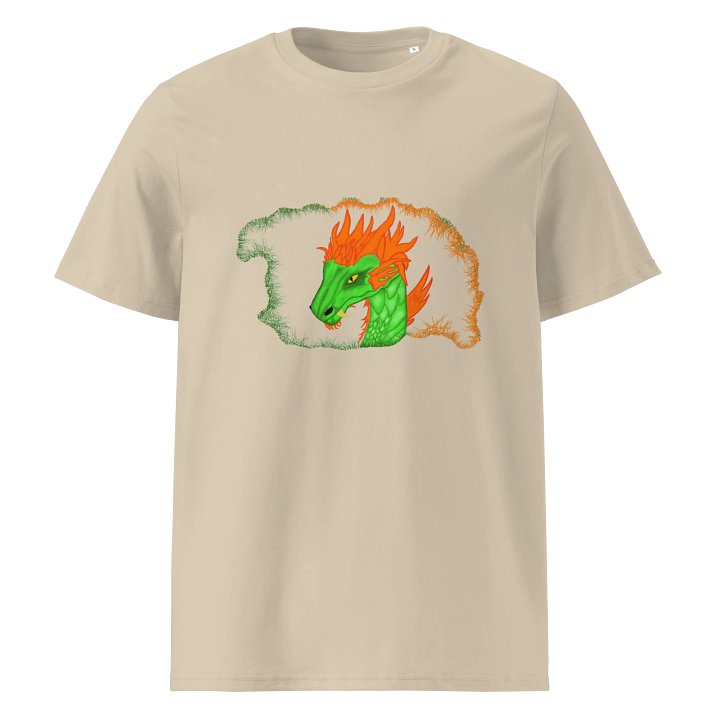 Fierce Dragon Unisex Organic T-Shirt product image (1)