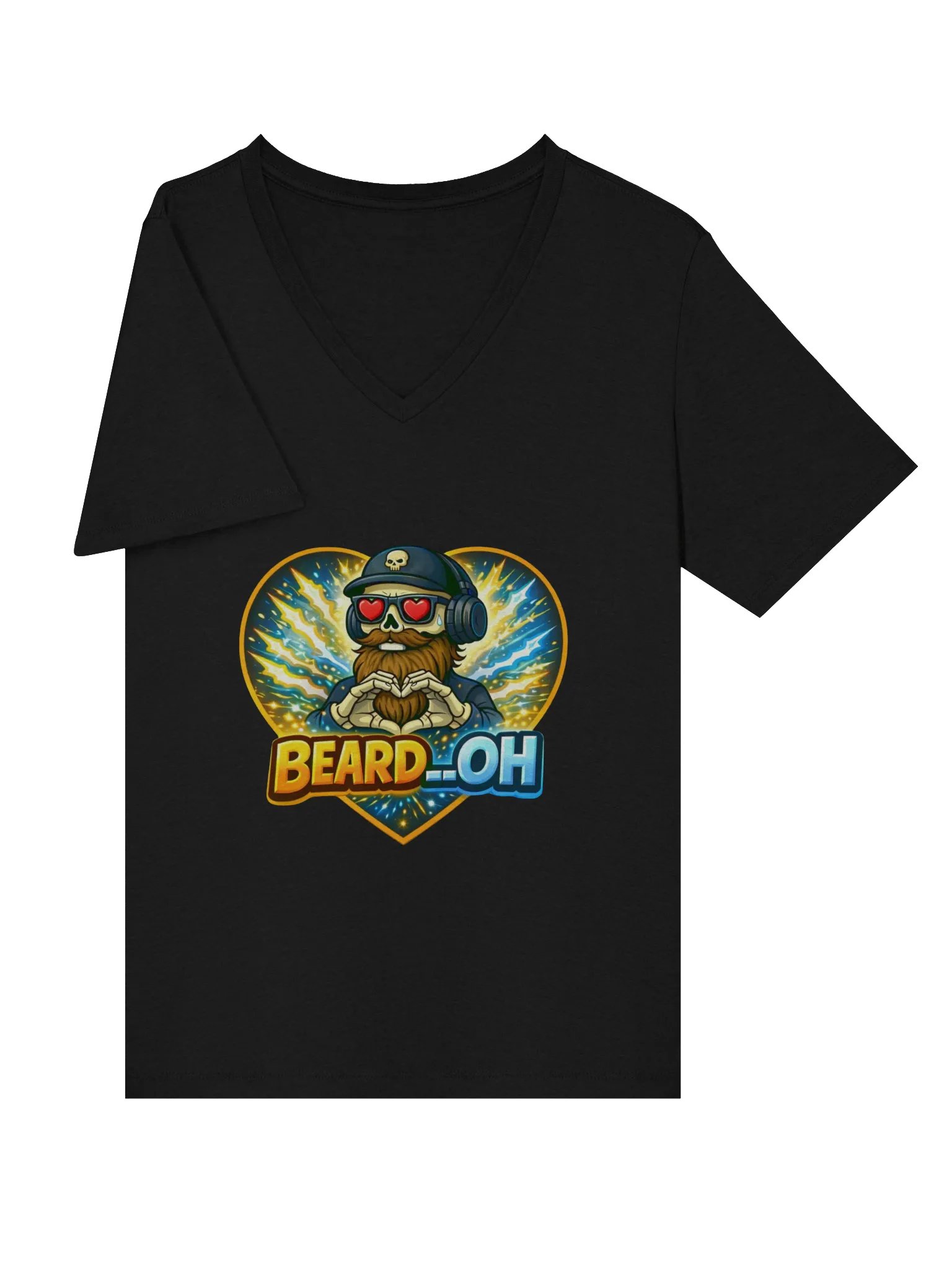 Beard__Oh Women's V-Neck T-Shirt product image (2)