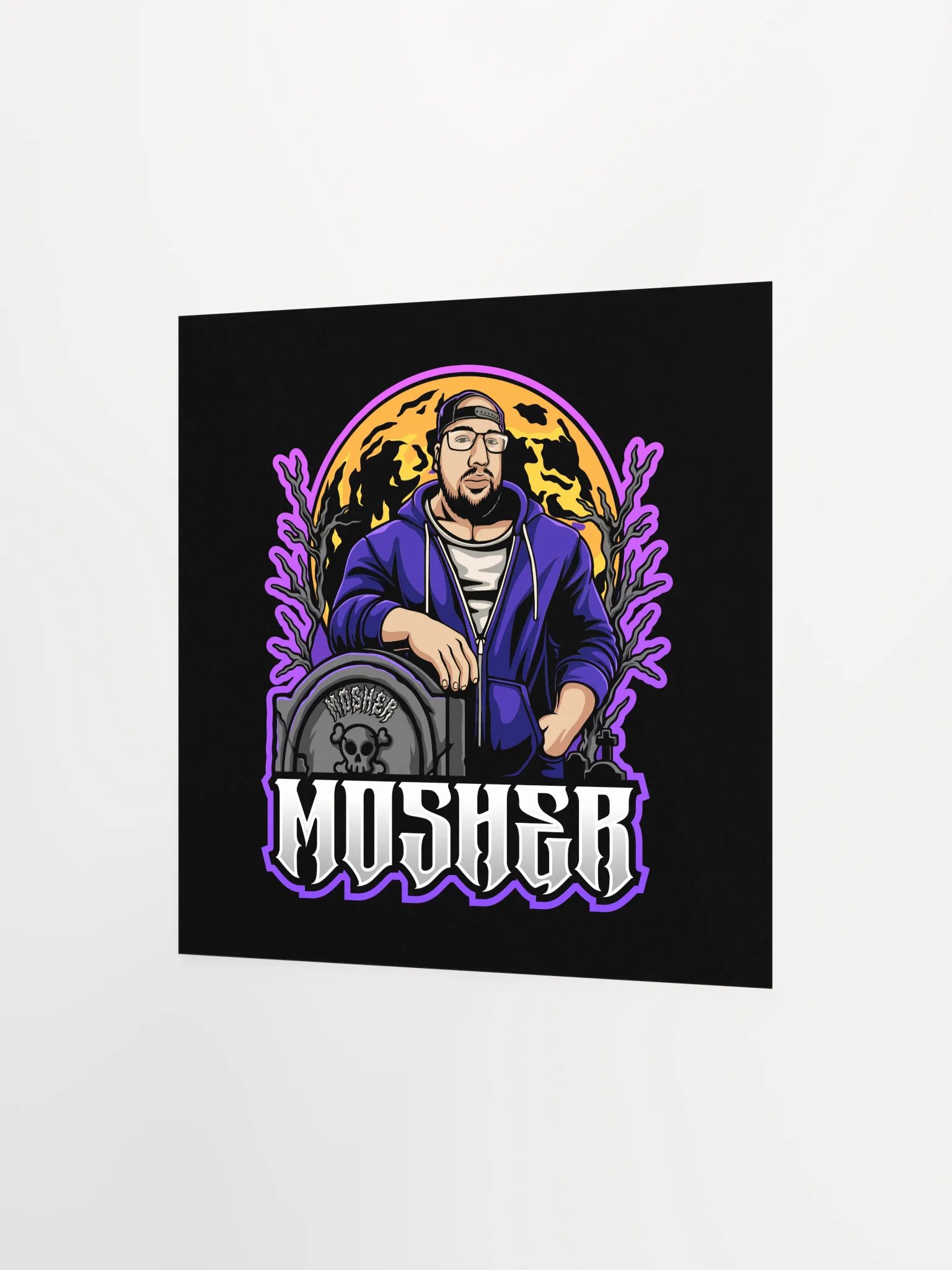 MOSHER GRAVE LOGO POSTER product image (2)
