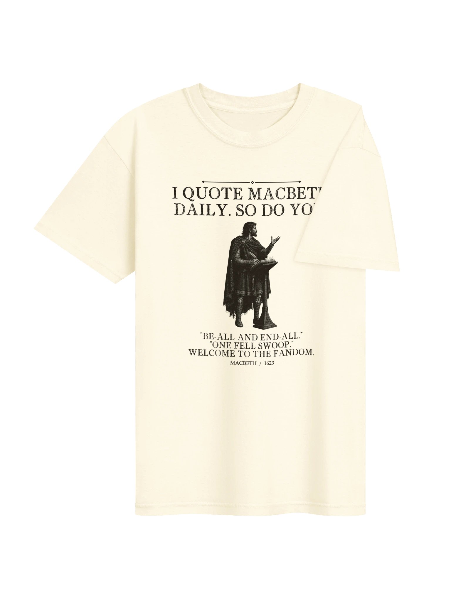 Quote Macbeth Daily -- Macbeth Tee (Light) product image (13)