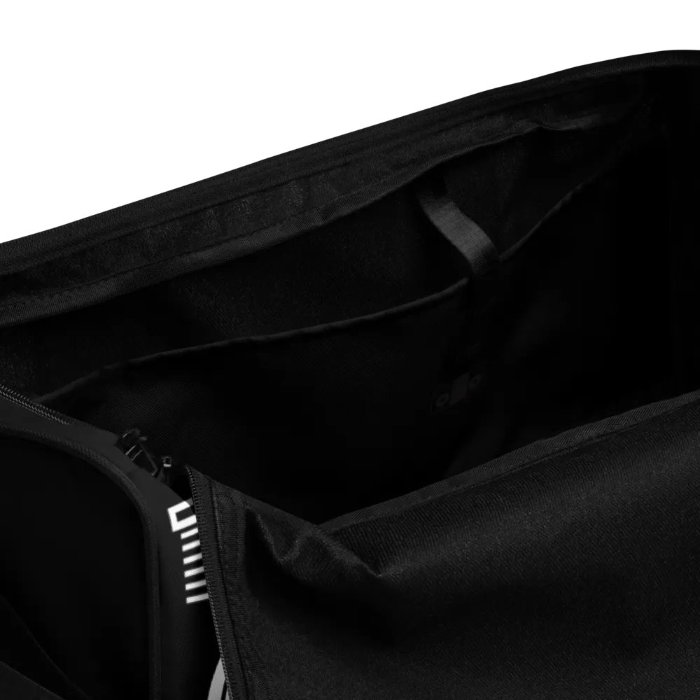 Djdarki Black All-Over Print Duffle Bag product image (5)