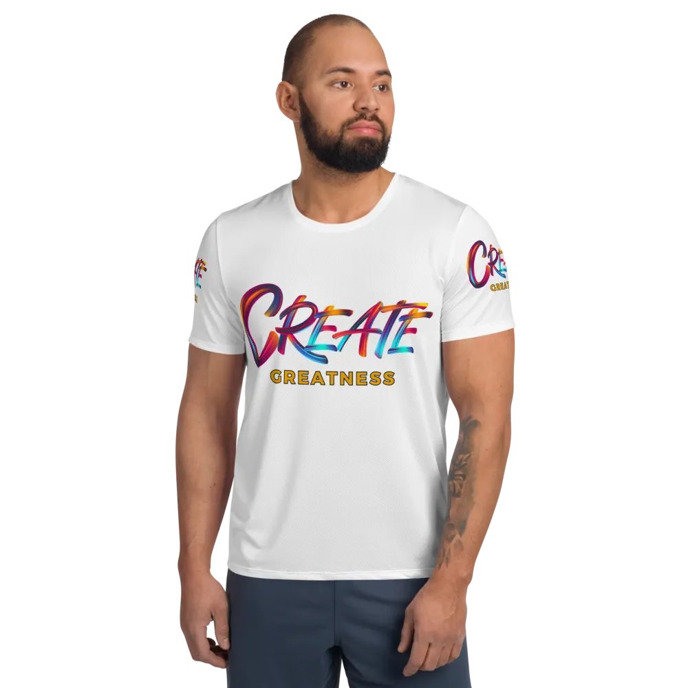 Create Greatness Huge Print Athletic Tee product image (1)