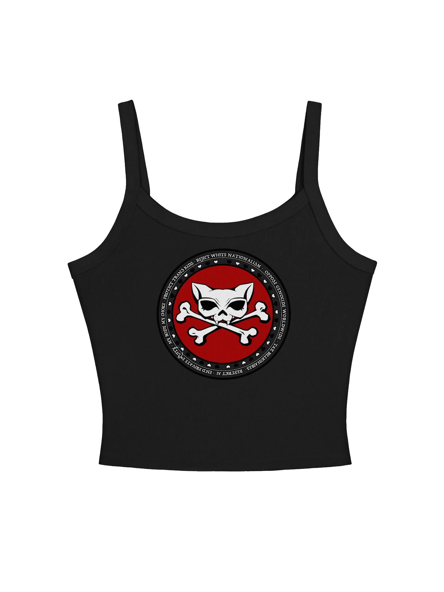 My Politics Red ink Micro-Rib Tank Top product image (1)