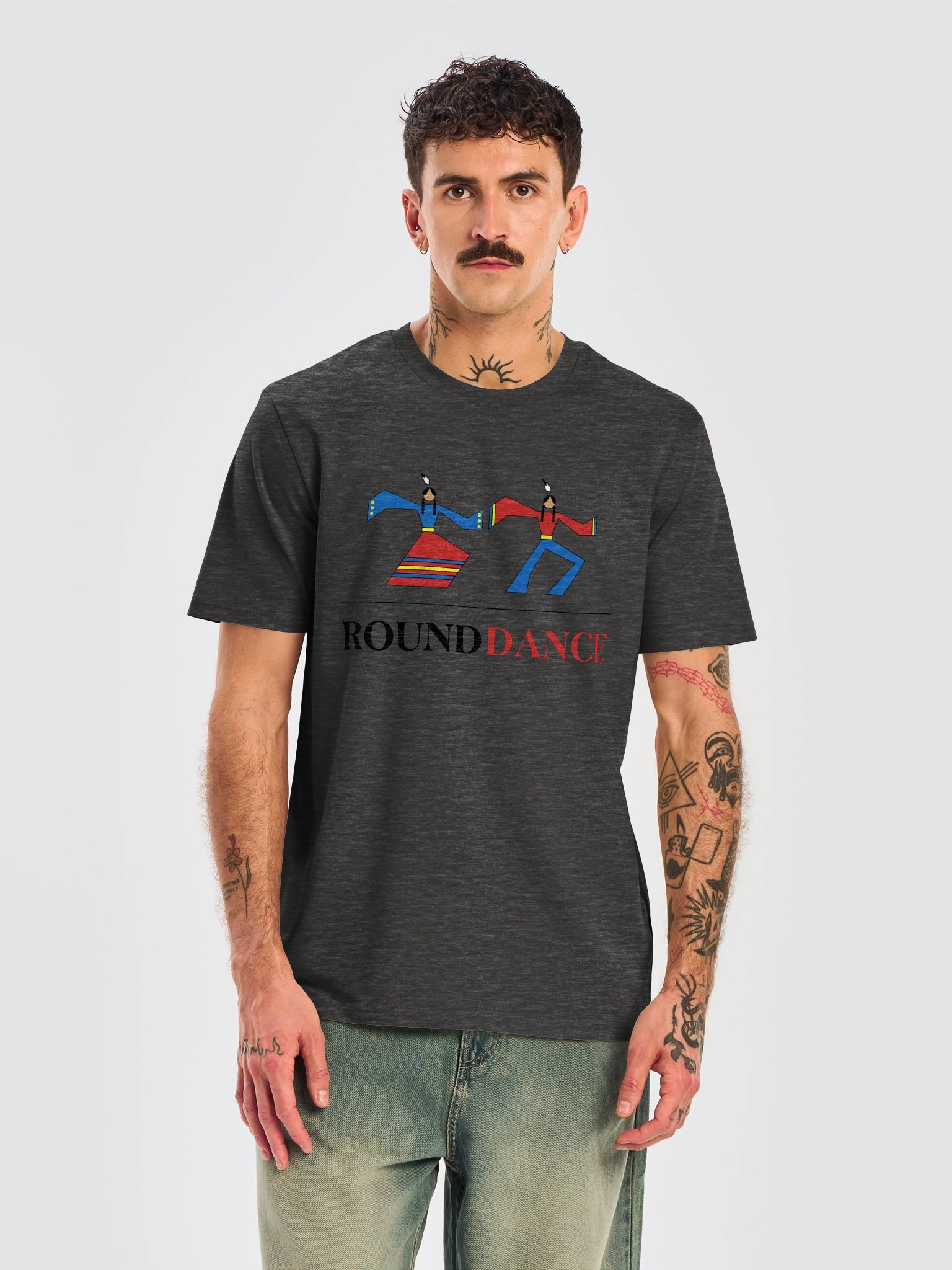 Round Dance Organic Fitted Tee product image (5)