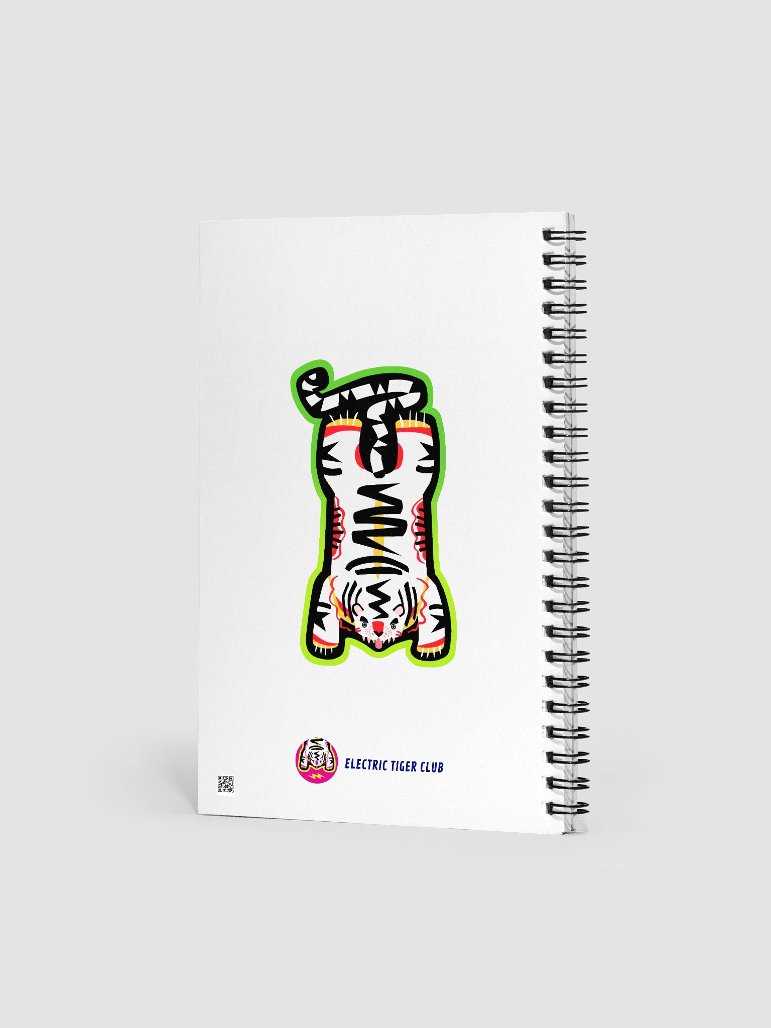 Orange and Lime Tiger Notebook product image (2)