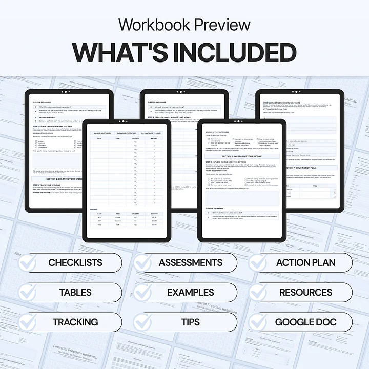 Financial Freedom Roadmap - Google Docs product image (2)