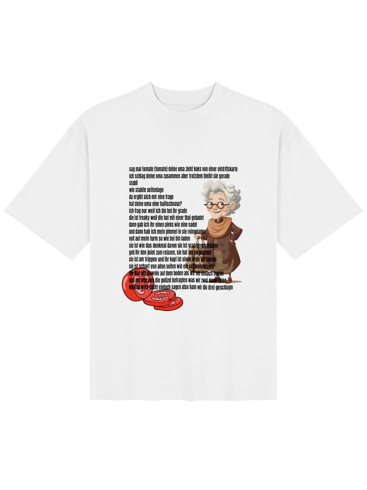 "SAG MAL TOMATE" Shirt product image (5)
