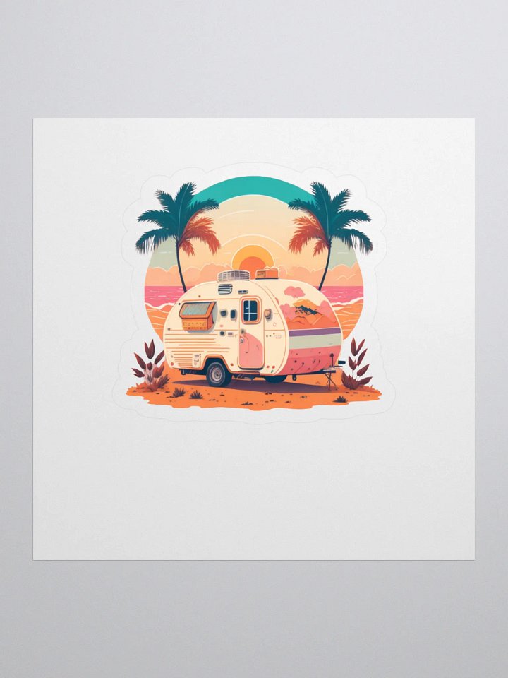 Sunset Adventure Kiss Cut Stickers product image (1)