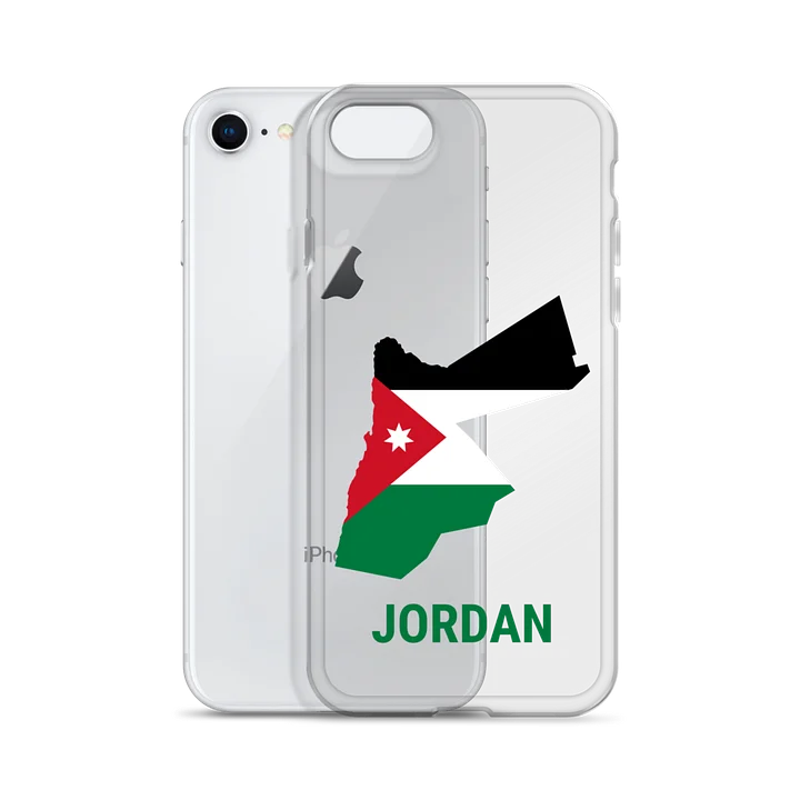 Jordan 2026 World Cup Flag iPhone Tough Case - Jordan Soccer Phone Cover - Dual Layer Protective Case product image (2)