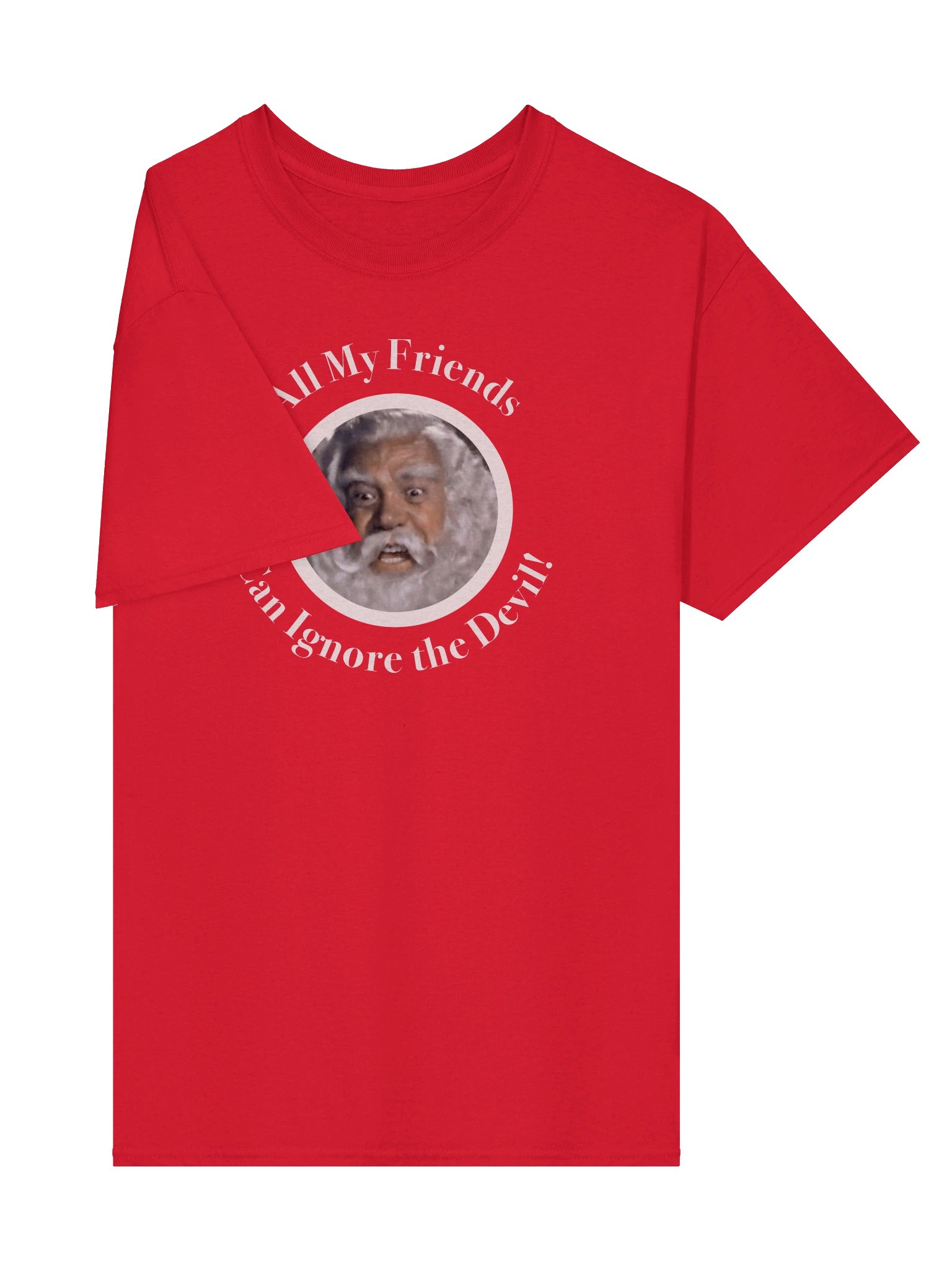 Santa Claus -- All My Friends Can Ignore the Devil Tee product image (4)