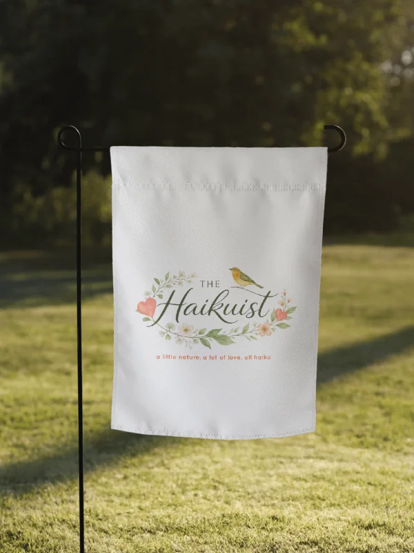 THE HAIKUIST Logo Garden Flag product image (1)