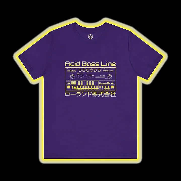 303 T-Shirt - Roland TB-303 Acid Bass Line (Vintage Analog Synthesizer)  product image (1)