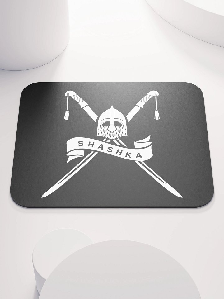 White Shashka Mouse Pad product image (1)