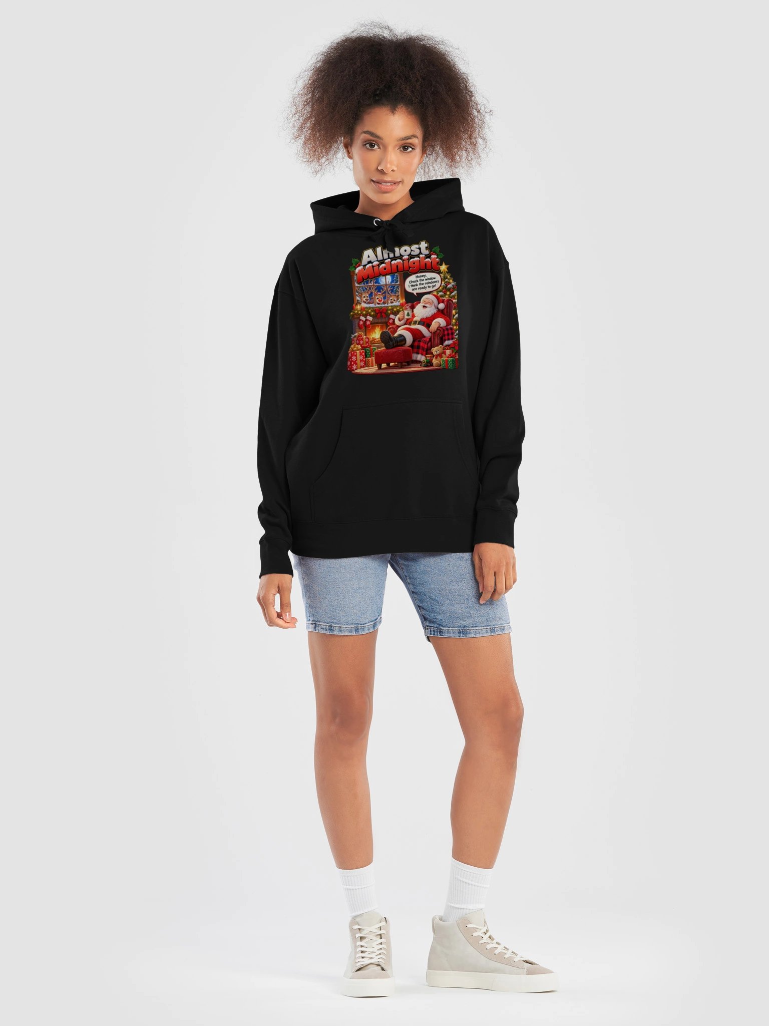 ALMOST MIDNIGHT — THE REINDEER ARE READY! HOODIE product image (7)