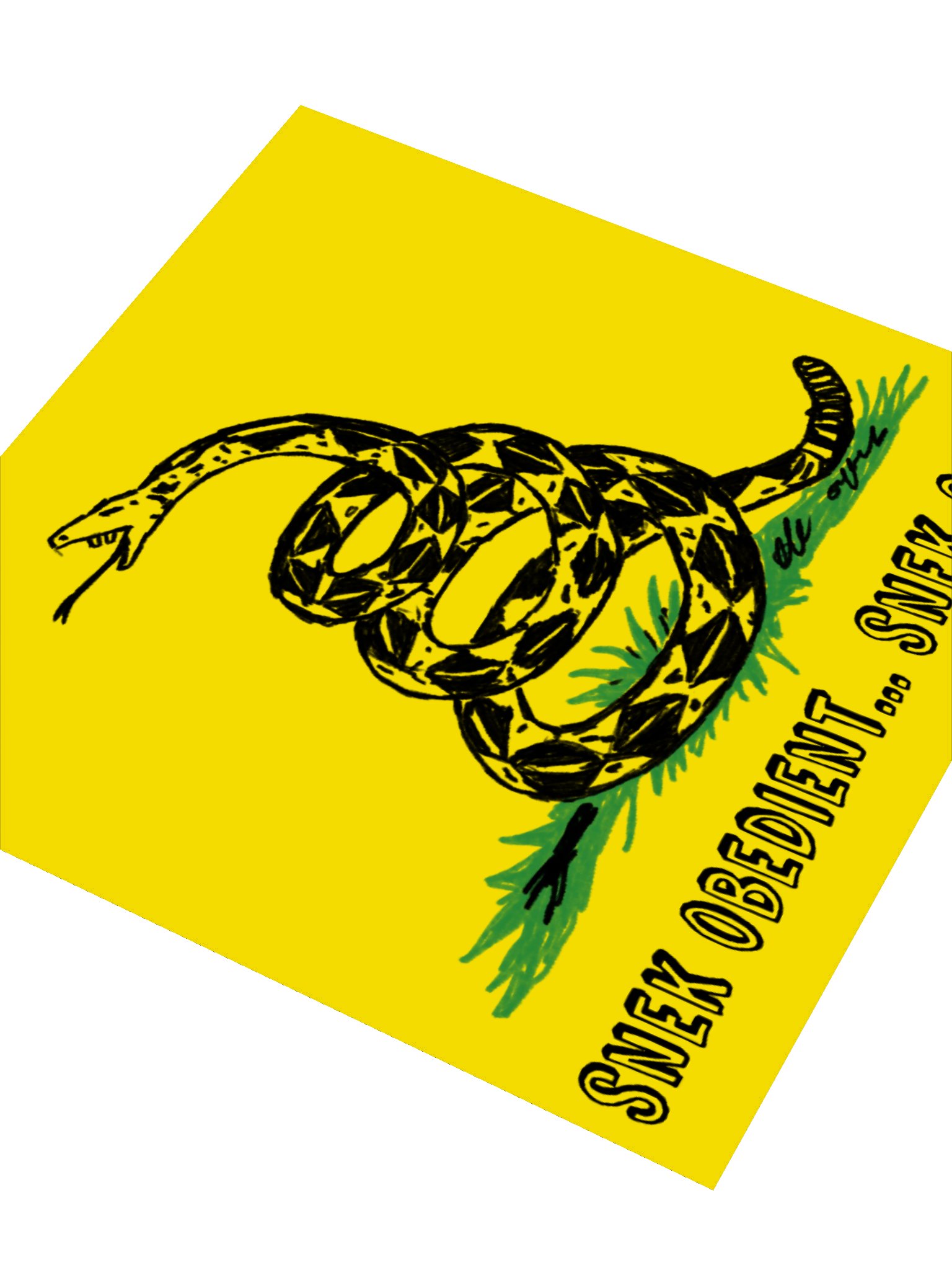 SNEK OBEDIENT Kiss Cut Stickers product image (3)