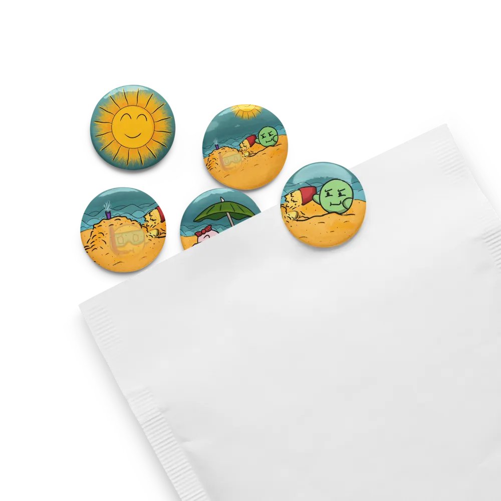 Dango Summer Set - Pin Buttons product image (4)