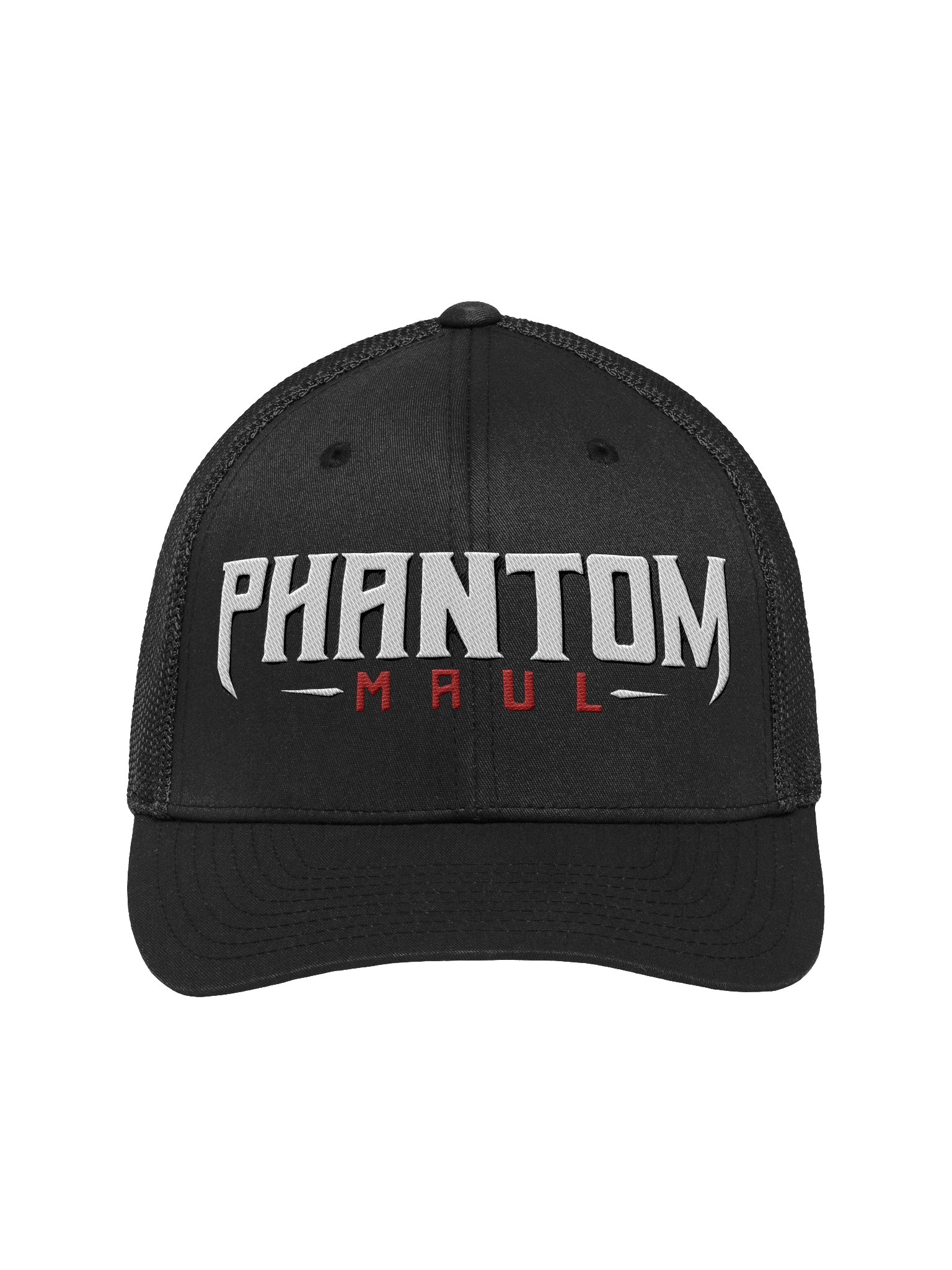 PhantomMaul White logo Mesh Back product image (1)