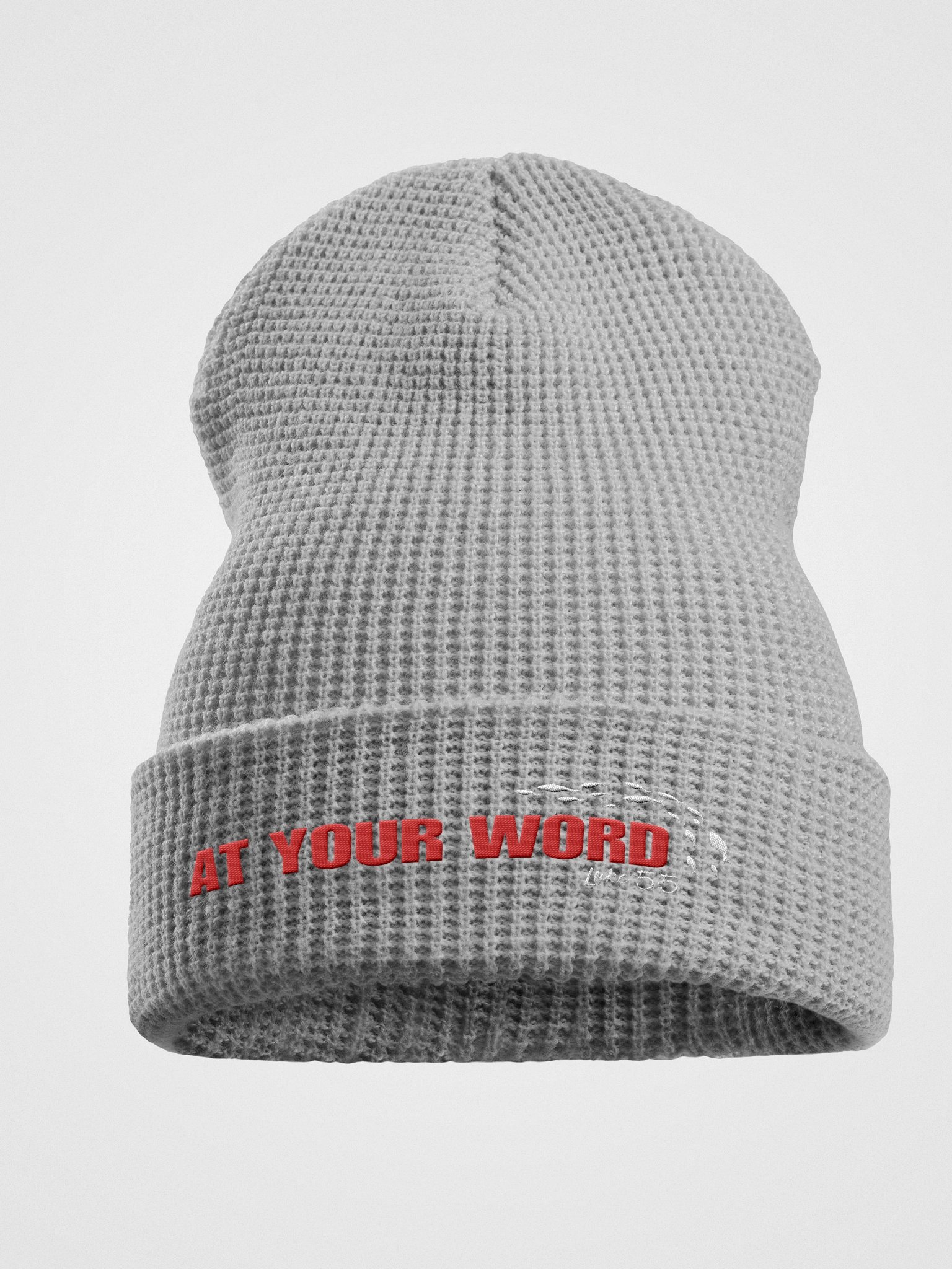 At Your Word Waffle Knit Beanie product image (1)
