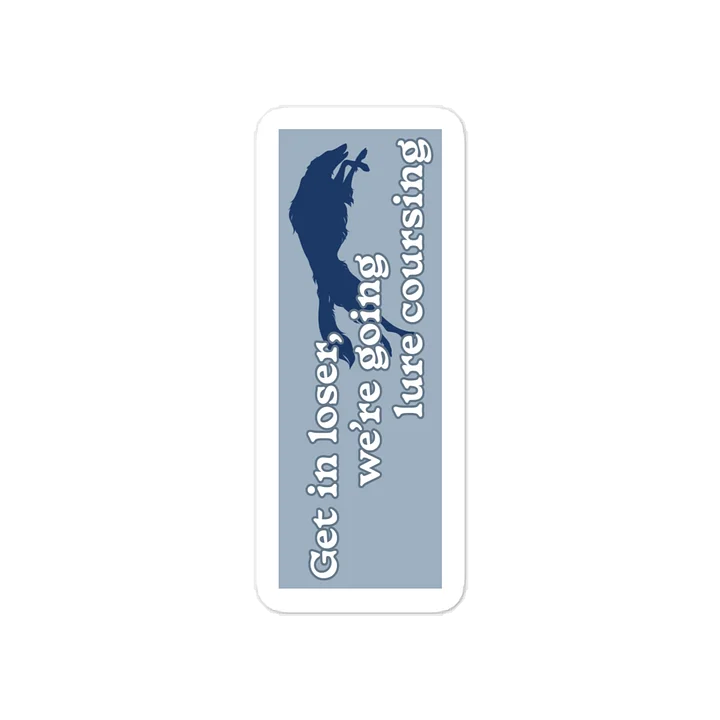 Lure Coursing Sticker - Blue product image (1)