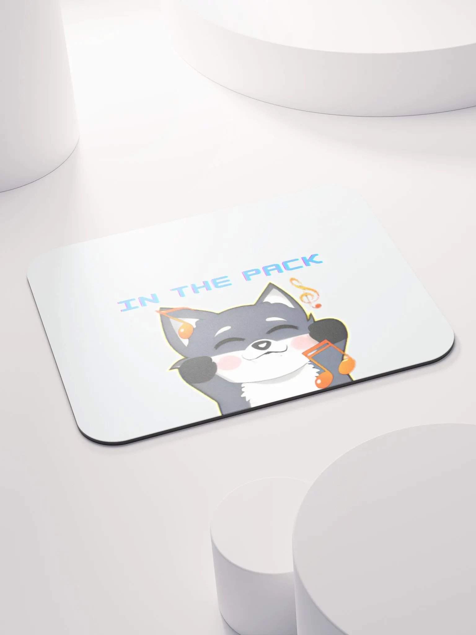 Wolf Emote In The Pack Mouse Pad product image (4)