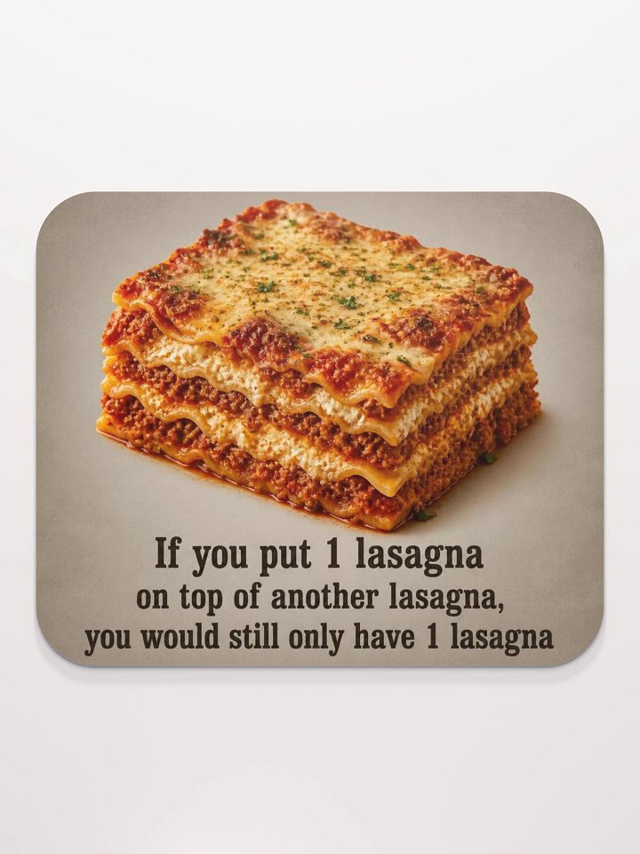 "Lasagna" Logic Mouse Pad product image (2)