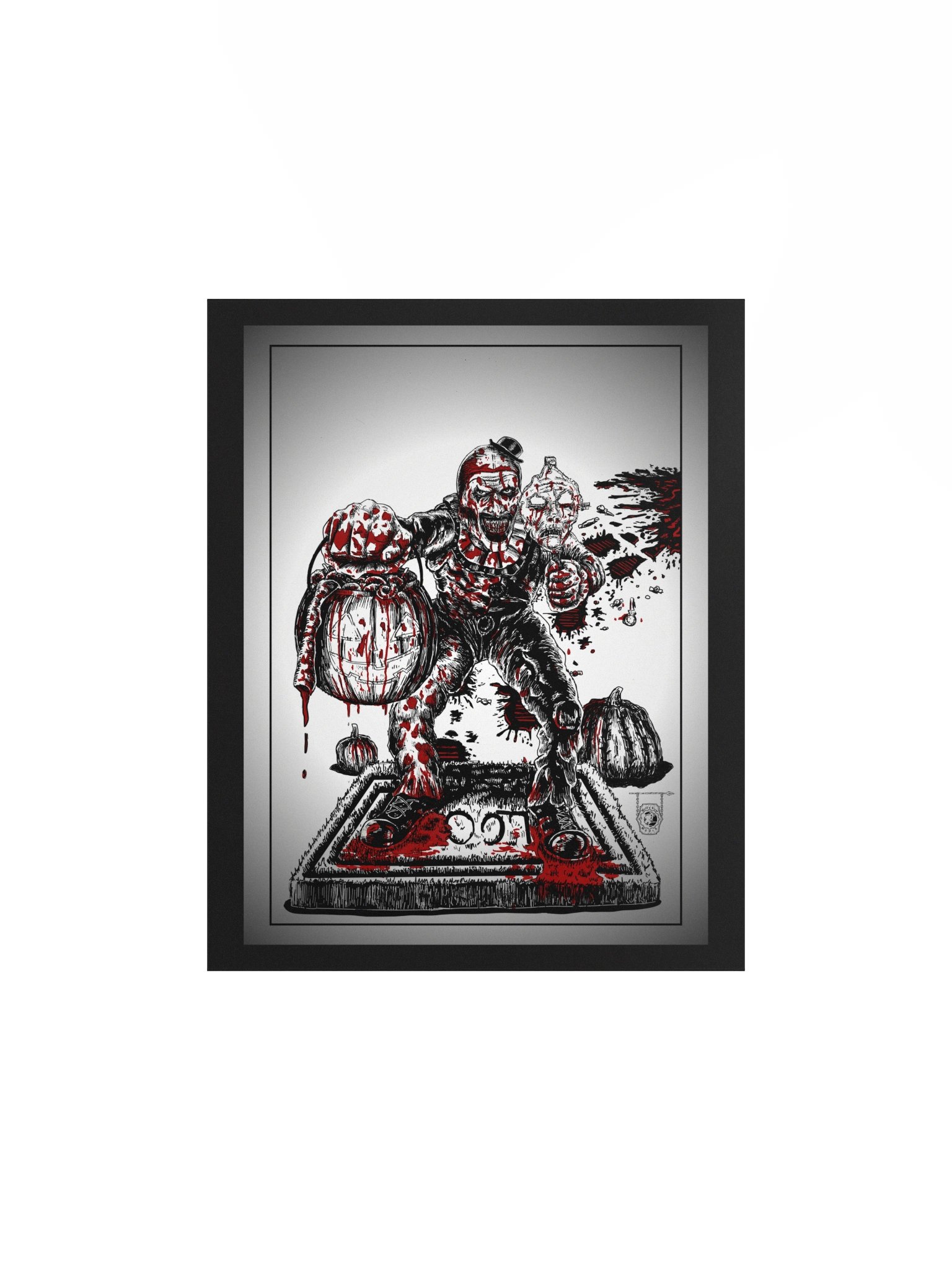 Trick or Treat with Art the Clown- Poster Print (Bloody Version) product image (2)