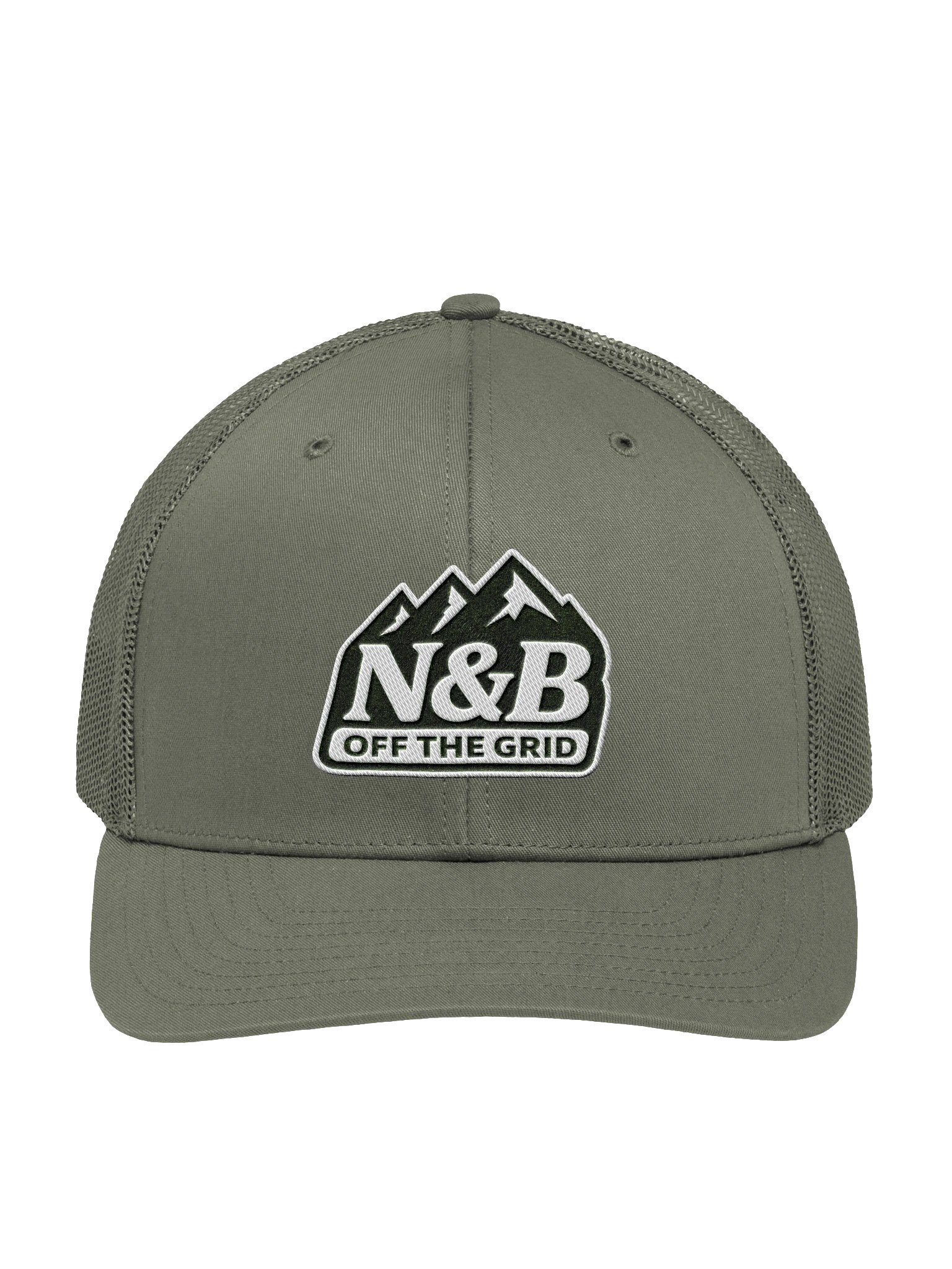 N&B Off the Grid Green Trucker Hat product image (2)