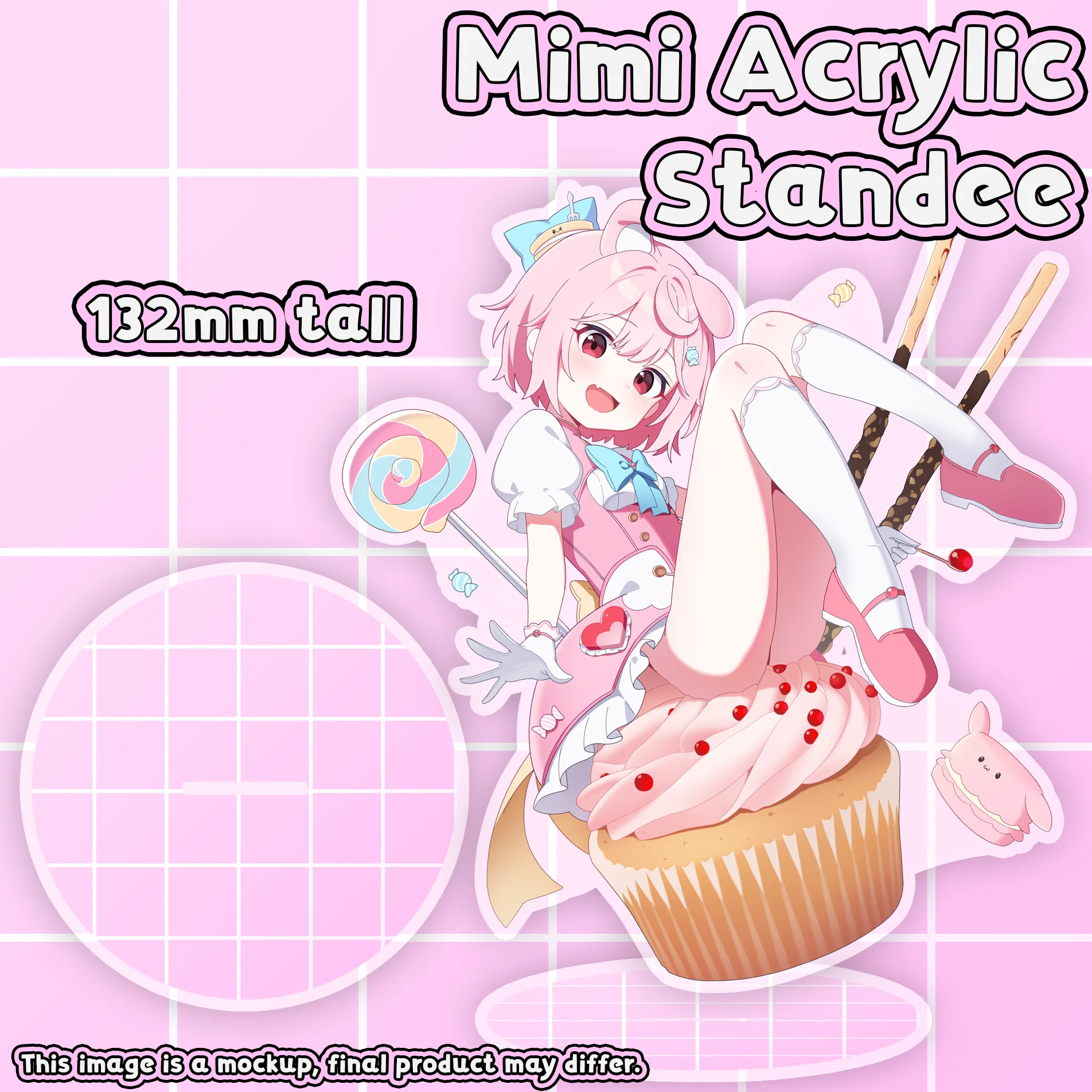 Mimi Cupcake Acrylic Standee [PREORDER] product image (3)