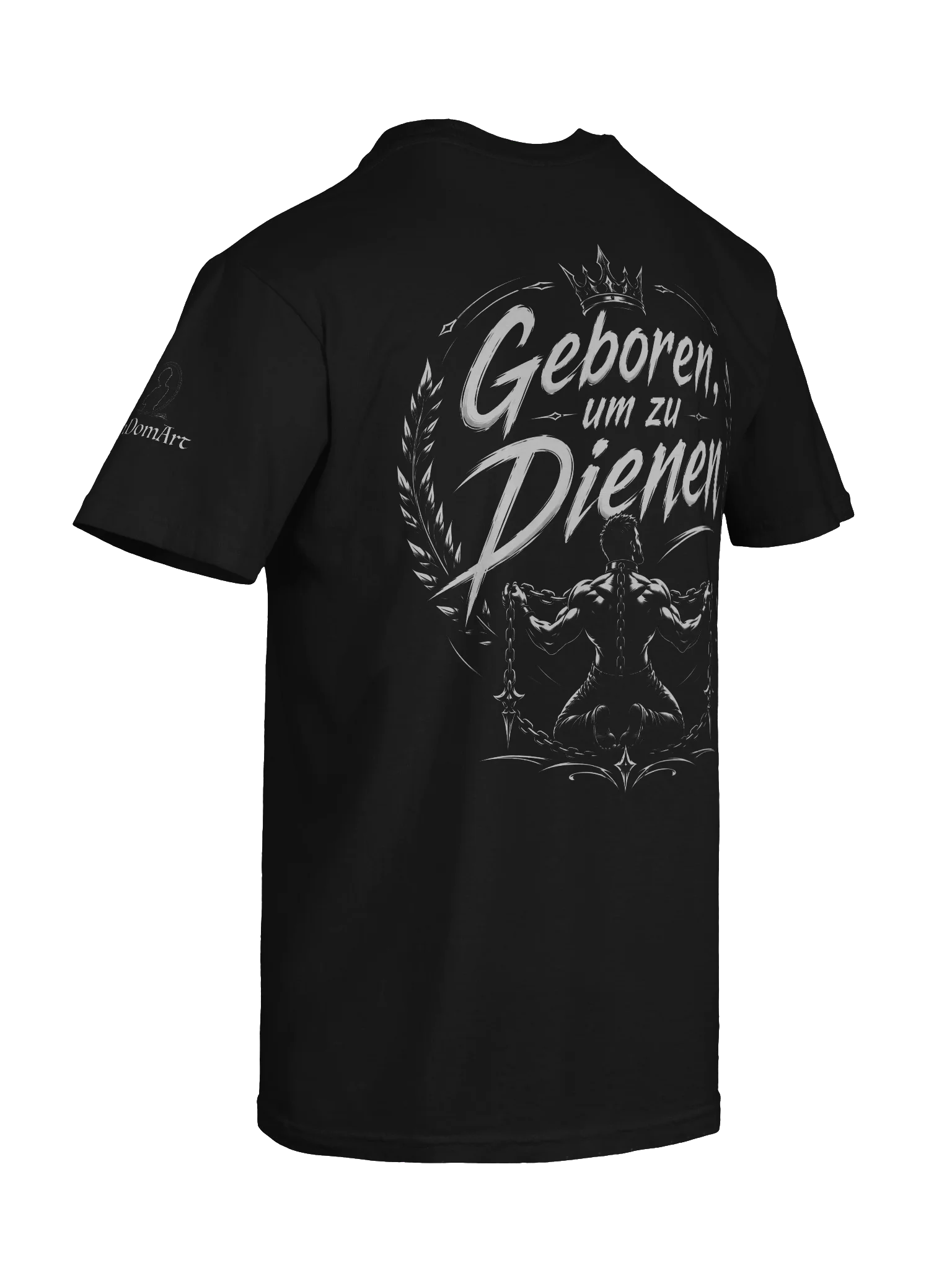 Ja, Herrin! – Geboren, um zu dienen | Dominantes Front-&-Backprint T-Shirt product image (10)