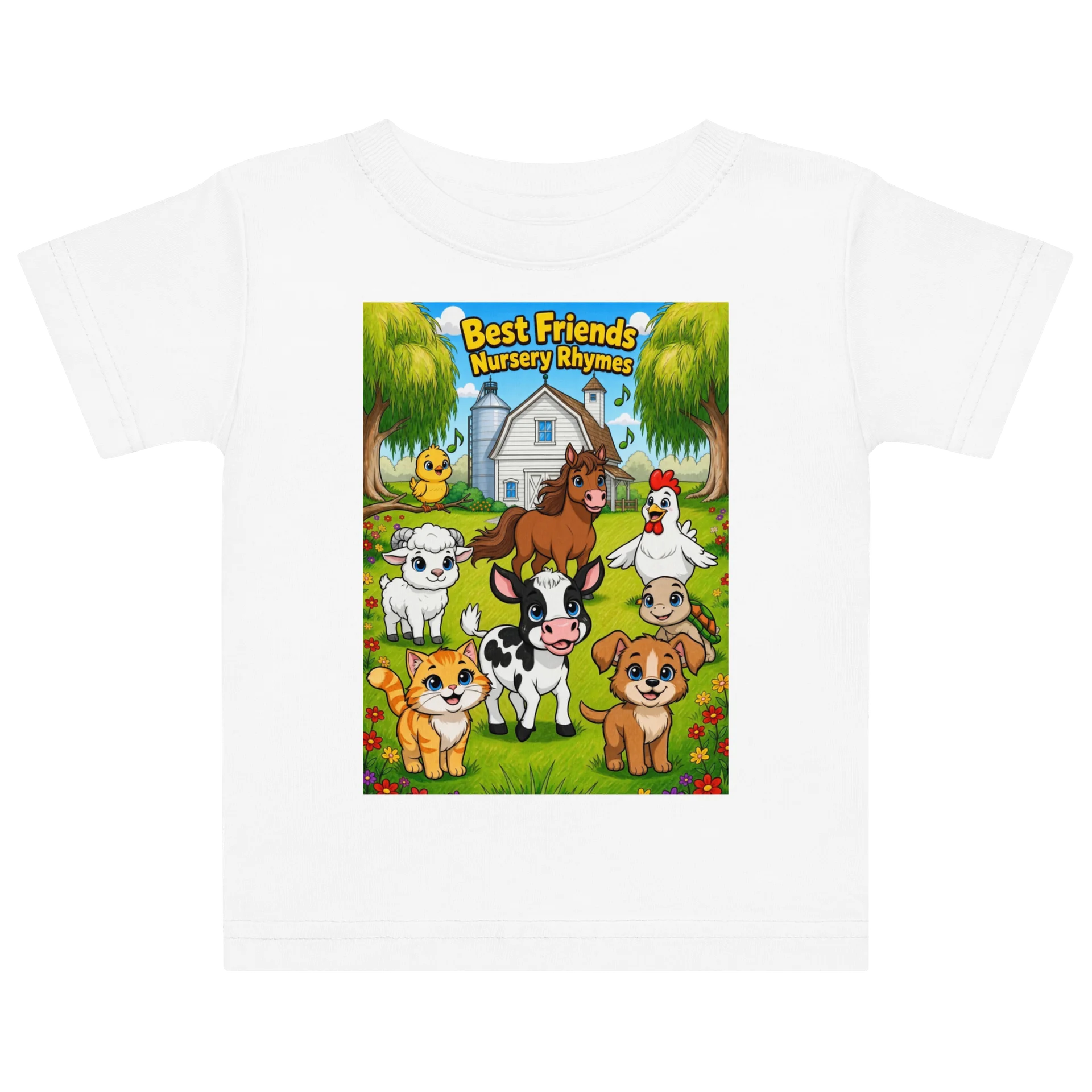 Best Friends Nursery Rhymes Baby T-shirt product image (1)