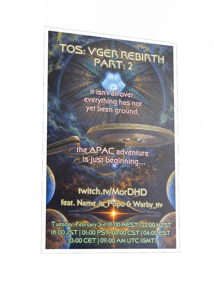 V'Ger Arcfall Pt.2 Poster - February 2026 product image (2)