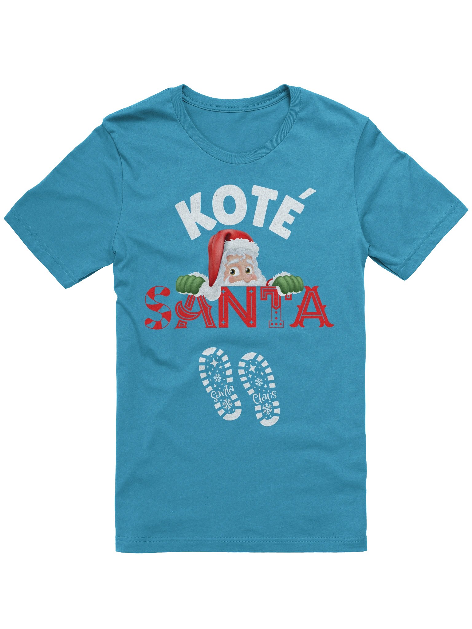 Santa Peekaboo T-Shirt product image (121)