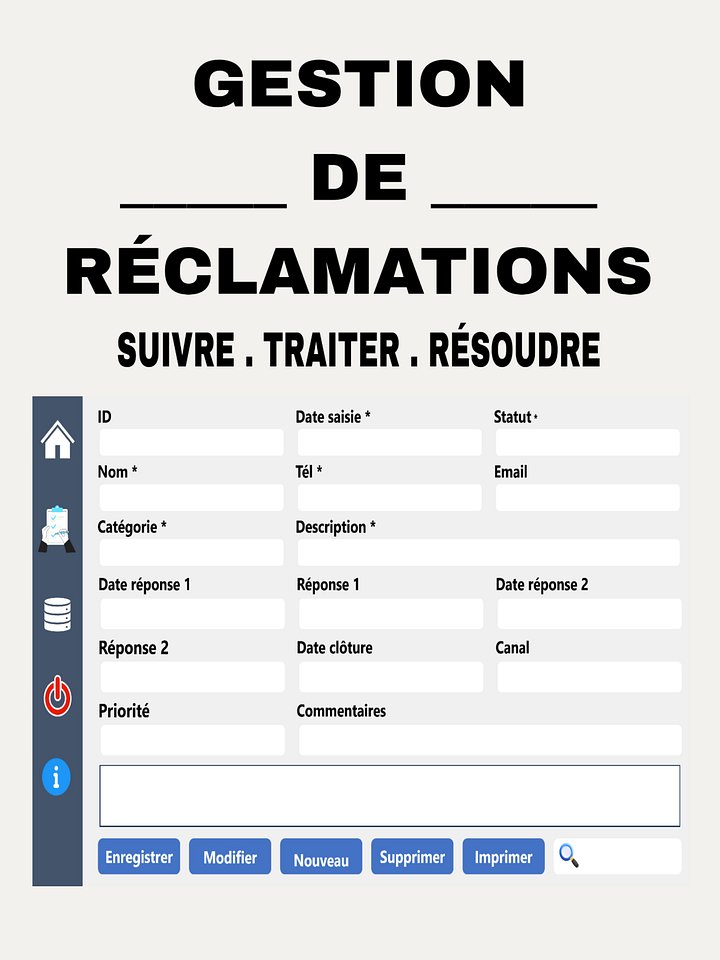 gestion de réclamations product image (2)