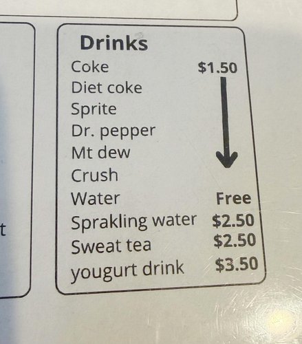 Do you prefer your drink sprakling, sweaty, or you-gurty? We tried a new Mediterranean place in town. And yeah this made us g...
