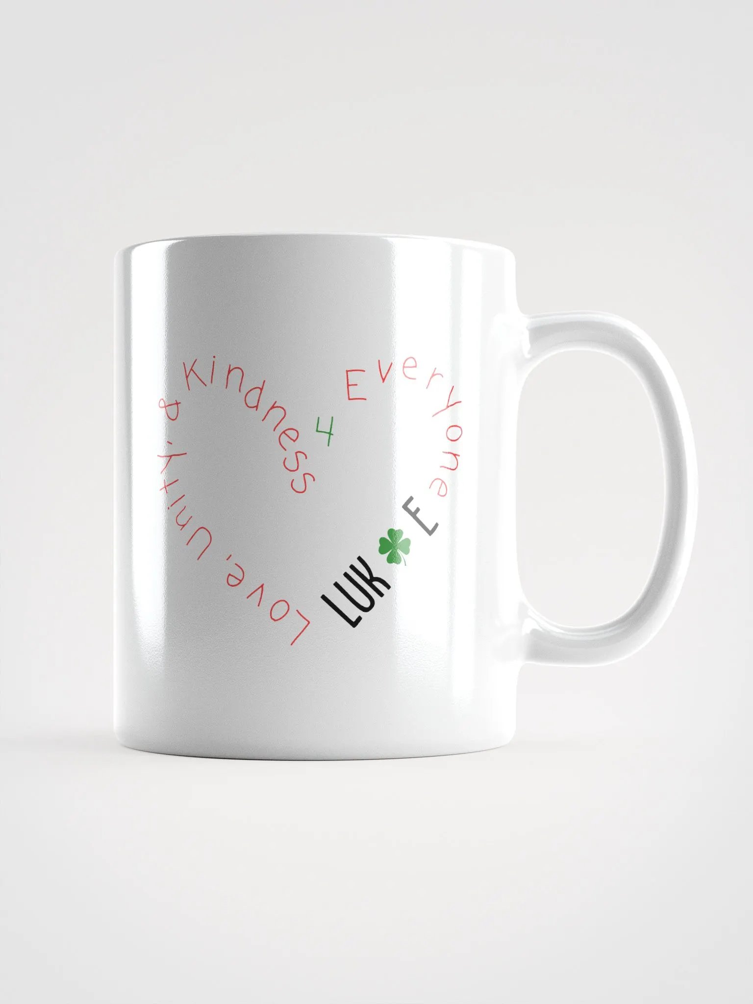 Connected Hearts White Glossy Mug product image (1)