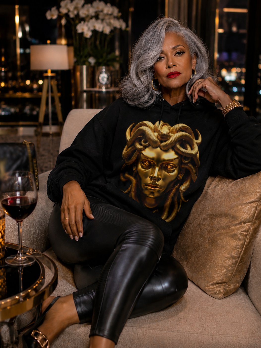 Gaze of the Golden Serpent Hoodie product image (2)