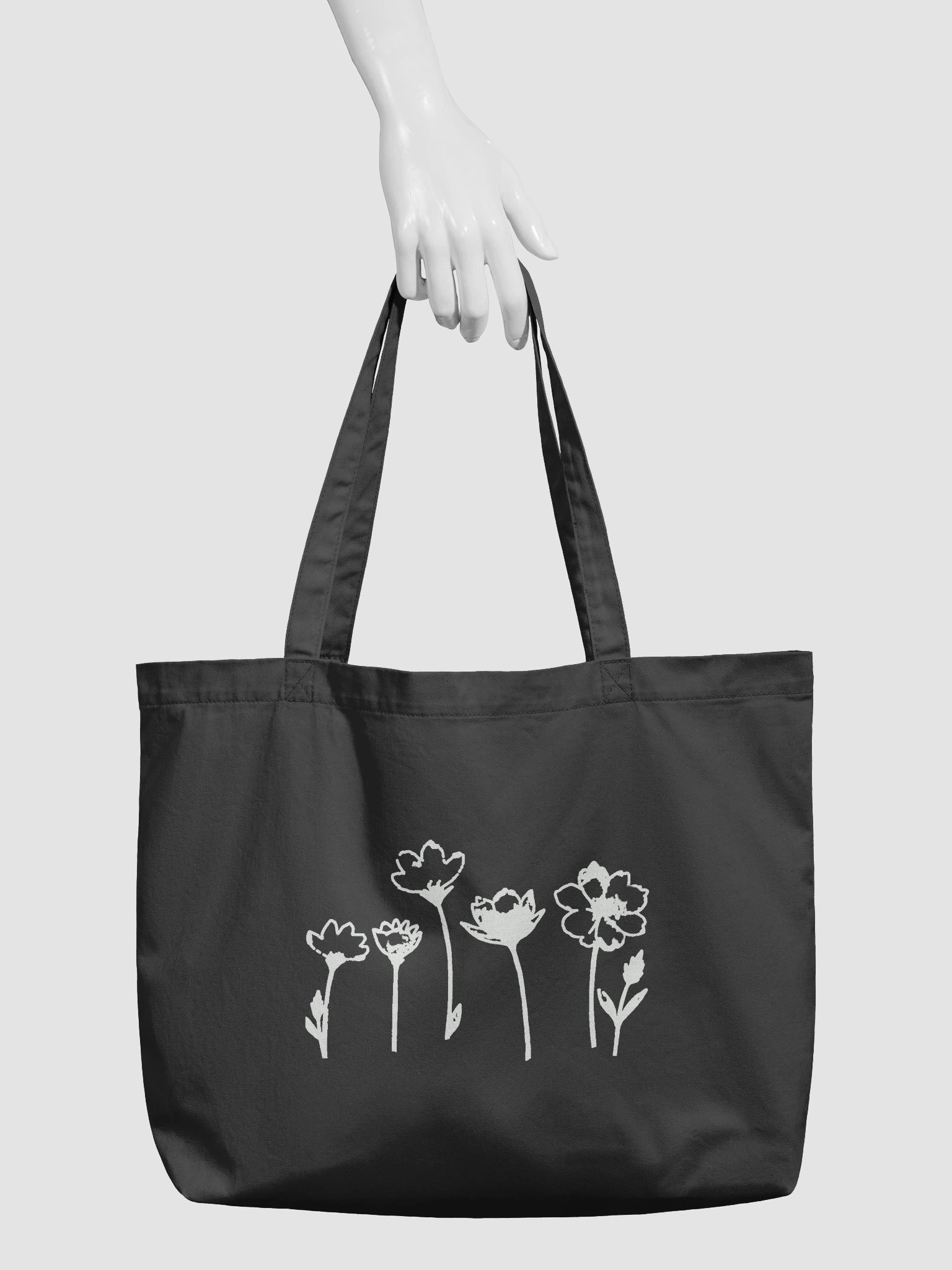 Wildflower Line Art Eco Tote product image (6)