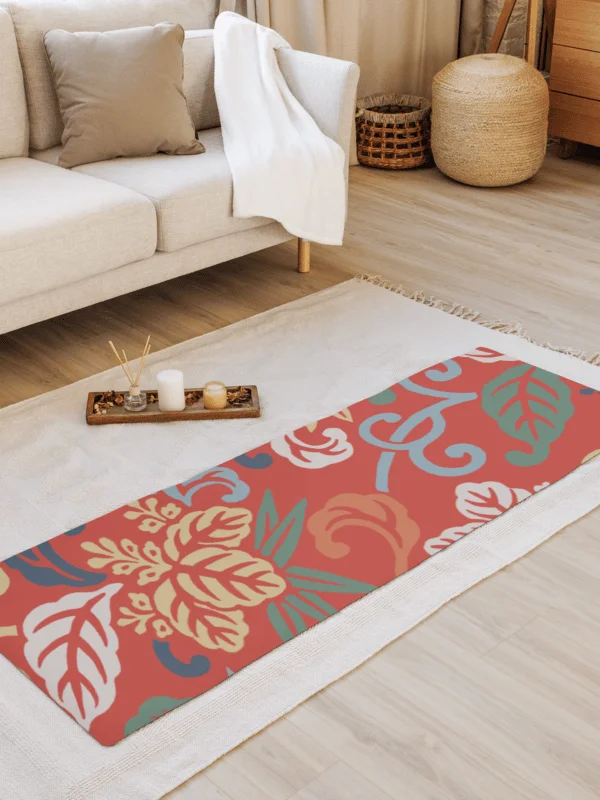 Japanese Vintage Floral Yoga Mat product image (1)