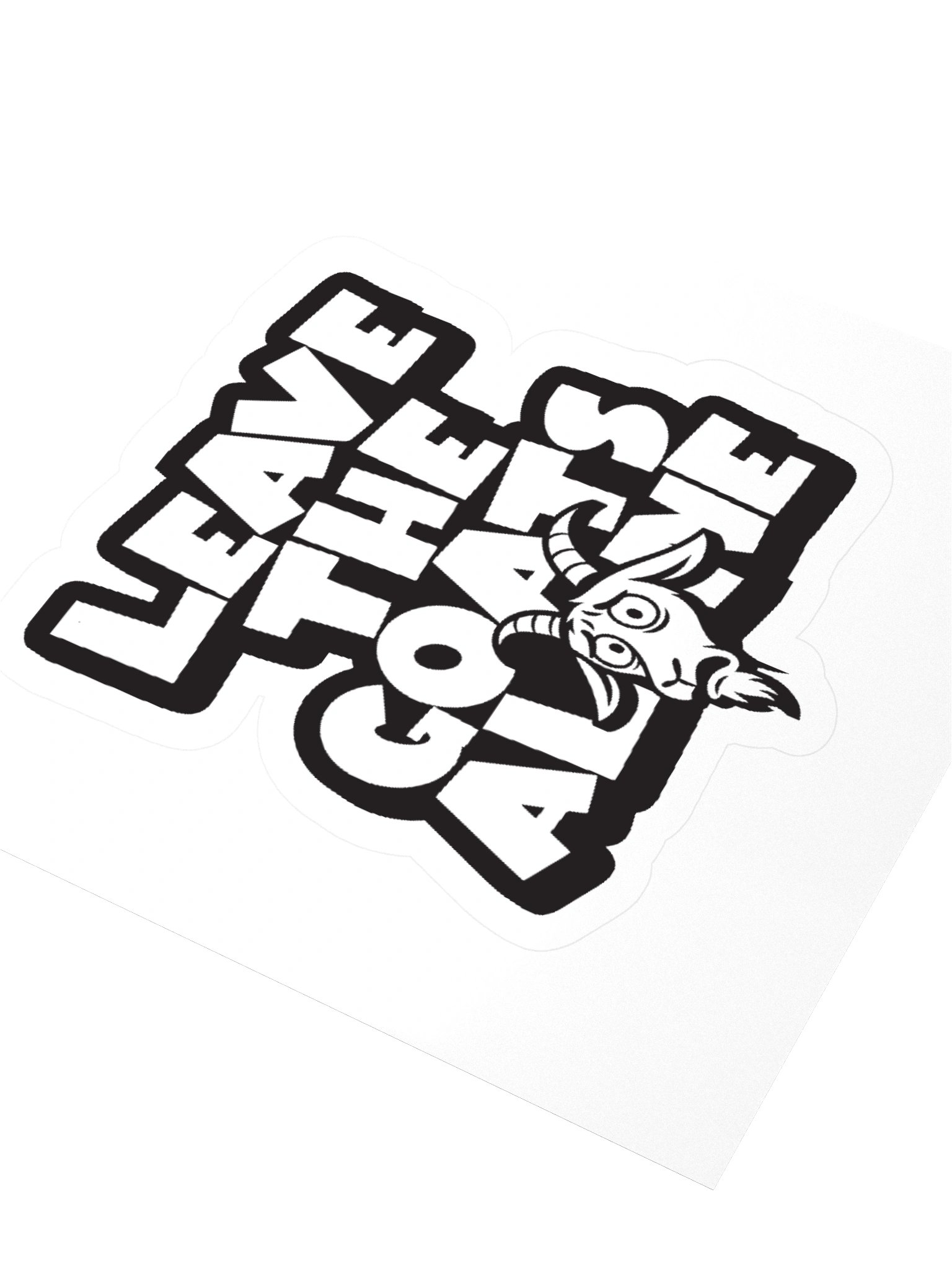 Leave the Goats Alone Stickers product image (8)